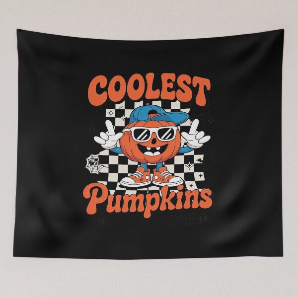 Item preview, Coolest Pumpkin In The Patch Groovy Halloween Mens Boys Kids  designed and sold by BeetleMalon.