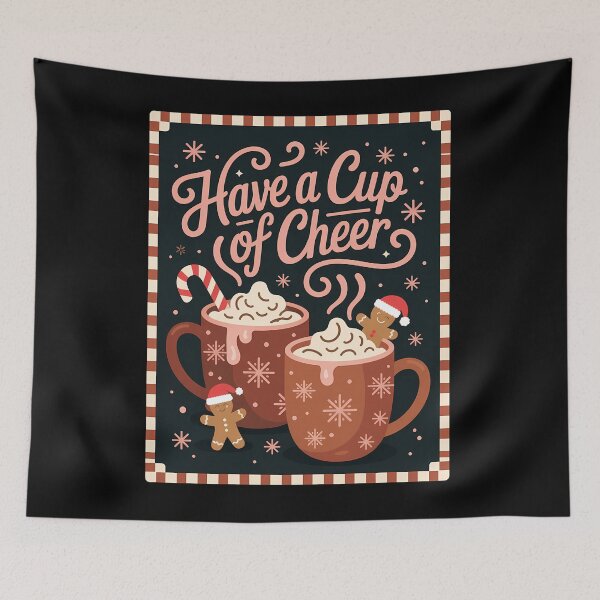 Item preview, Cheer Christmas Cocoa Cookie Cute designed and sold by tearbytea.