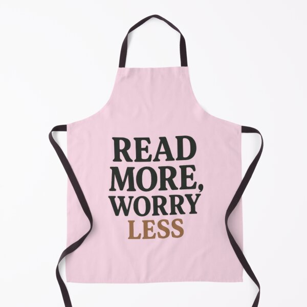 Item preview, Read More, Worry Less | Book Lover Minimalist Typography Design designed and sold by Syrupulse.