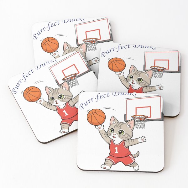 Item preview, Cat playing basketball designed and sold by William3624.