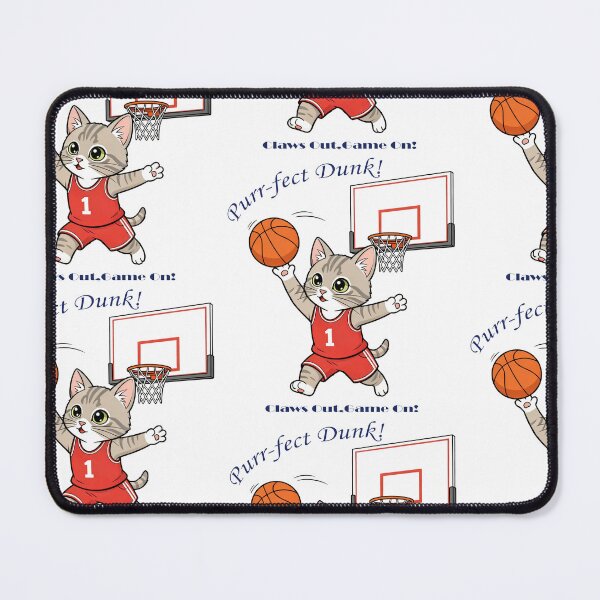Item preview, Cat playing basketball designed and sold by William3624.