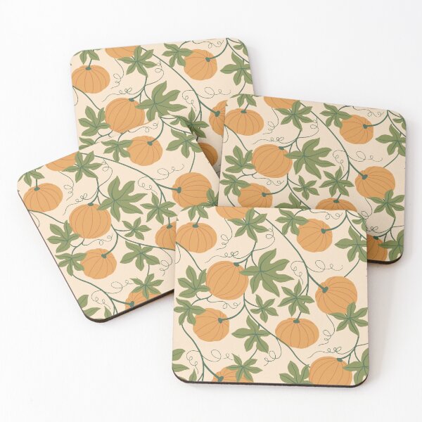 Item preview, Autumn season pumpkin pattern. designed and sold by Retro Street Studios.