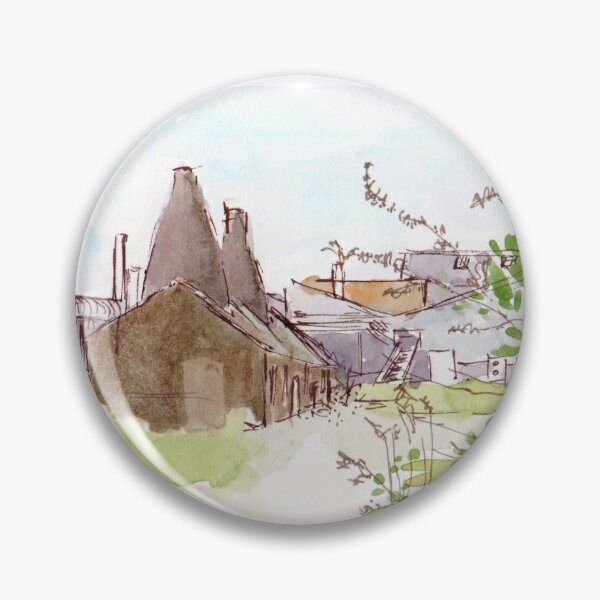 Item preview, Falcon Pottery Works sketch  designed and sold by DailAwyr.