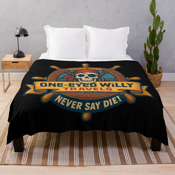 Item preview, One-Eyed Willy Travels – Never Say Die! designed and sold by agearb.