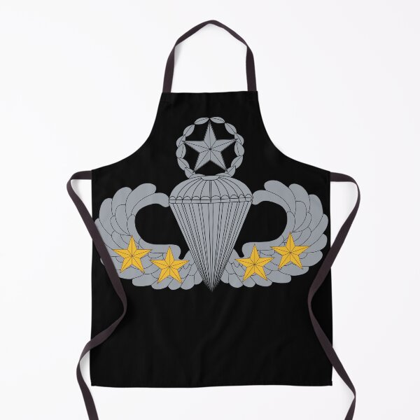 Item preview, Badge - Army - Parachutist - Master - 4 Combat Star X 300 designed and sold by Military Insignia Products.