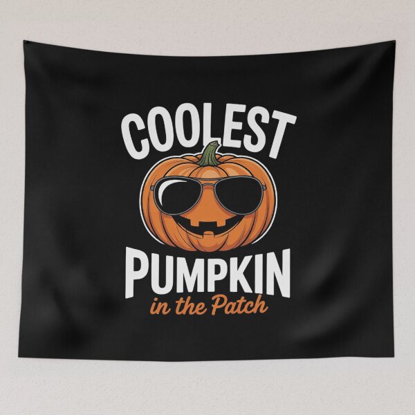 Item preview, Coolest Pumpkin In The Patch Toddler Boys Halloween Men Kids 1  designed and sold by BeetleMalon.