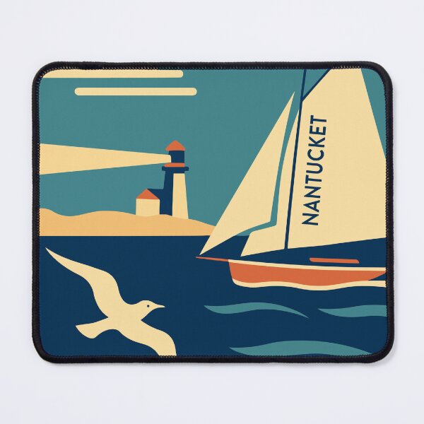 Item preview, Nantucket Travel Poster designed and sold by rogue-design.