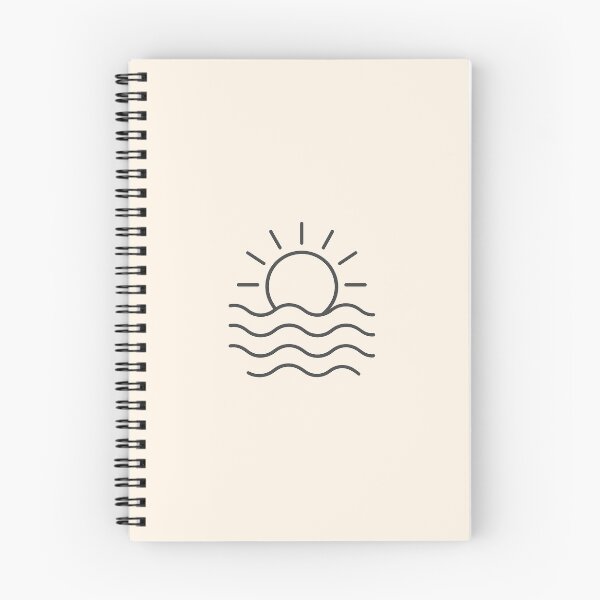 Item preview, Minimal Waves with Rising Sun designed and sold by Le Grand Requin.