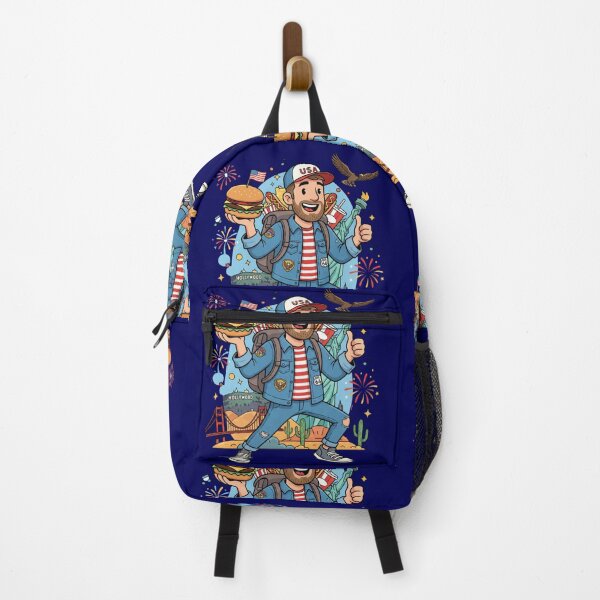 Item preview, American Fun Cheerful Cartoon Character designed and sold by AnadAA.