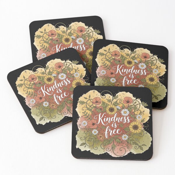 Item preview, Kindness is Free — Nature Inspired Positive Art designed and sold by Chroma Dreams .