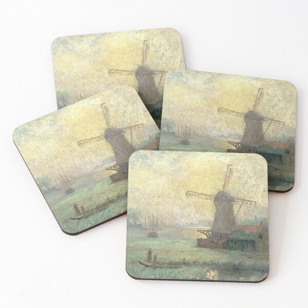 Item preview, Windmill Near River designed and sold by tomorrowsart.