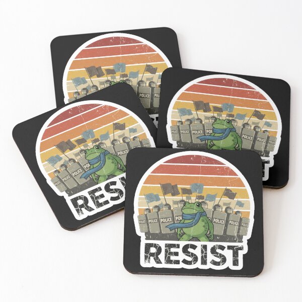Item preview, Resist Portland Frog - Protest designed and sold by PixVib.