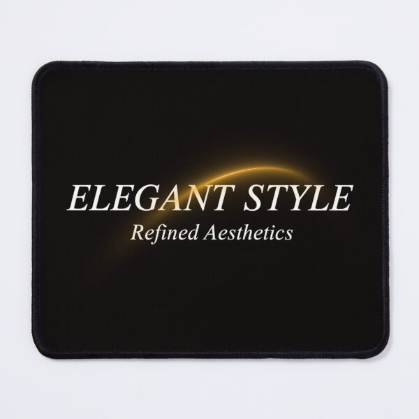 Item preview, SILENCE IS STYLE — Elegant Minimal Black Print designed and sold by Happyfreedom.