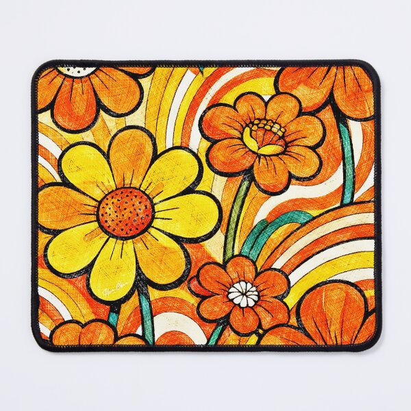 Item preview, Groovy 70s Flower Power Retro Art designed and sold by Hen-C-Art.