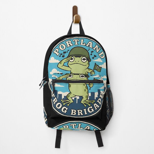 Item preview, Portland Frog Brigade Funny Salute Design For City Pride Fans And Retro Frog Lovers designed and sold by ArtDesignTp.