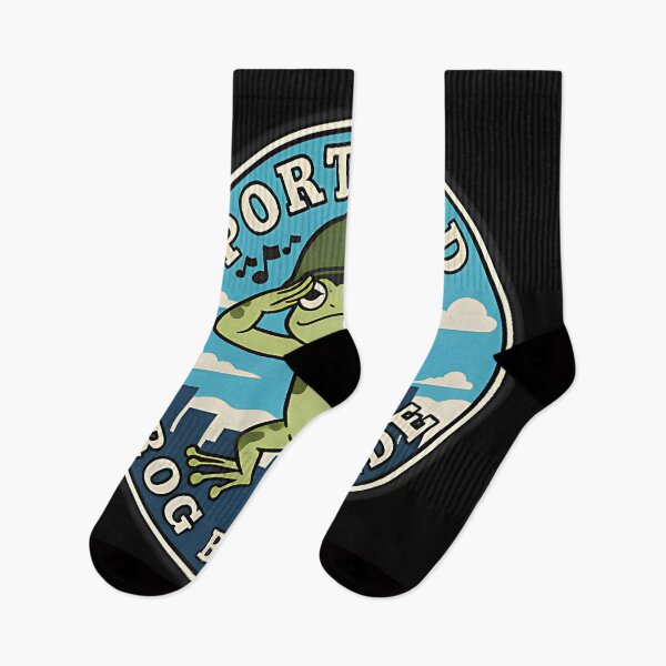 Item preview, Portland Frog Brigade Funny Salute Design For City Pride Fans And Retro Frog Lovers designed and sold by ArtDesignTp.
