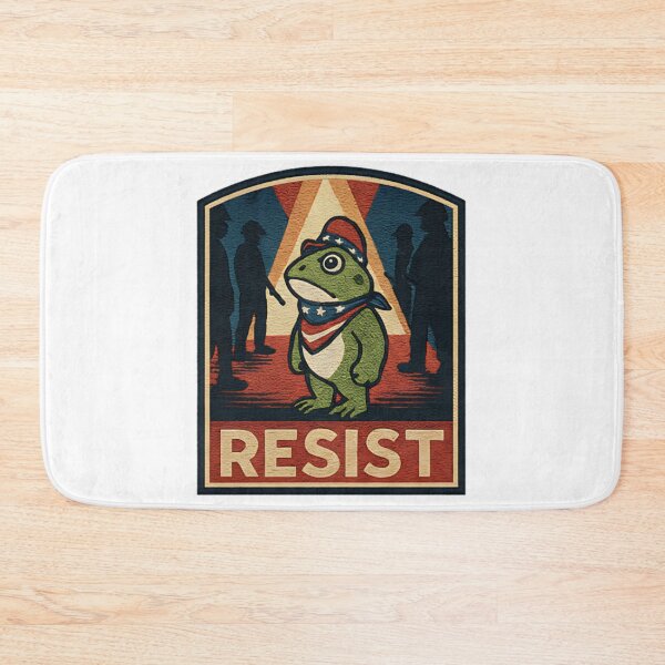 Item preview, Portland Frog Resist Political Parody Design For Activist Humor Fans And Retro Style Lovers designed and sold by ArtDesignTp.