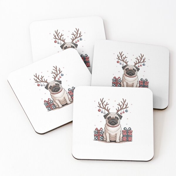 Item preview, merry pugmas designed and sold by jkrphoto.