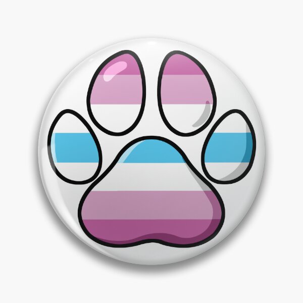 Item preview, Pride - femboy pawprint designed and sold by Official Legacy and Dameni Fan Art.