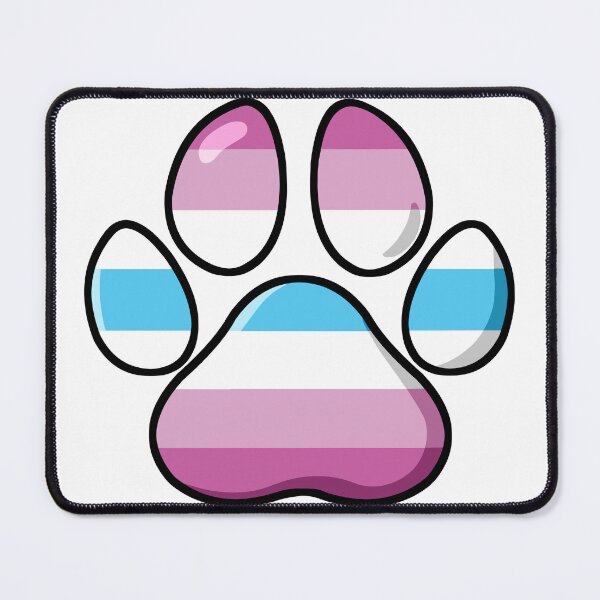 Item preview, Pride - femboy pawprint designed and sold by Official Legacy and Dameni Fan Art.