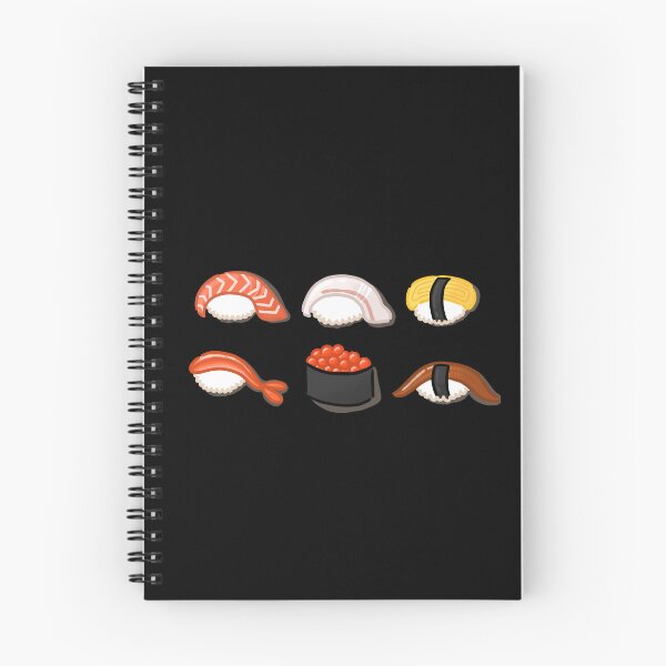 Item preview, 6 Sushi - Salmon, Flatfish, Egg, Shrimp, Salmon Roe, Eel designed and sold by JenkDesigns.