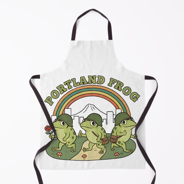 Item preview, Portland Frog Trio Funny Retro City Design For Frog Lovers And Humor Fans designed and sold by ArtDesignTp.
