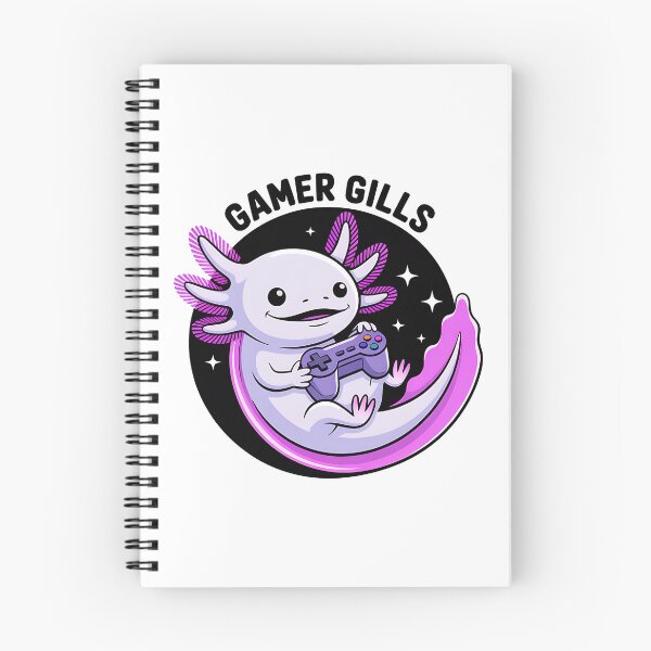 Item preview, Axolotl Gamer Gills • Lounging with Game Controller designed and sold by Blok45.