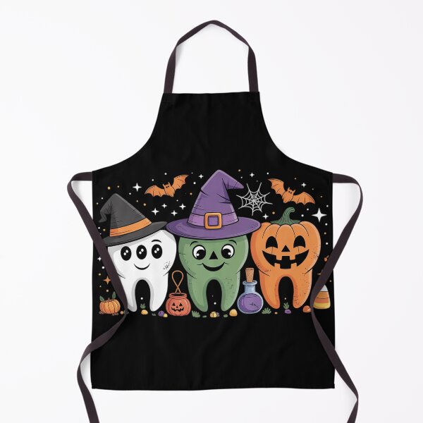 Item preview, Cute Dental Halloween Dentist Teeth Ghost Pumpkin Witch designed and sold by THagBlue.