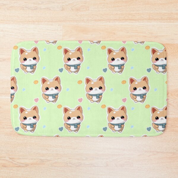 Item preview, "Kawaii Puppy with Scarf – Adorable Winter Friend" designed and sold by Sghm.Shop.