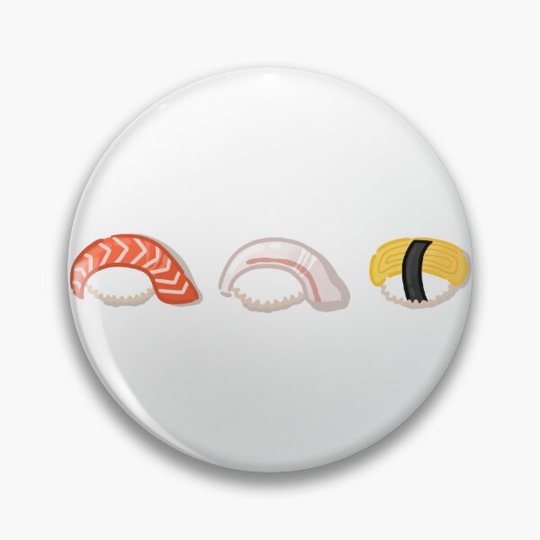 Item preview, 3 Sushi - Salmon, Flatfish, Egg designed and sold by JenkDesigns.