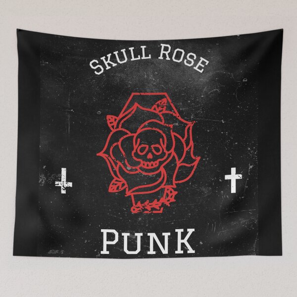 Item preview, Skull Rose Punk designed and sold by AndroidZ.