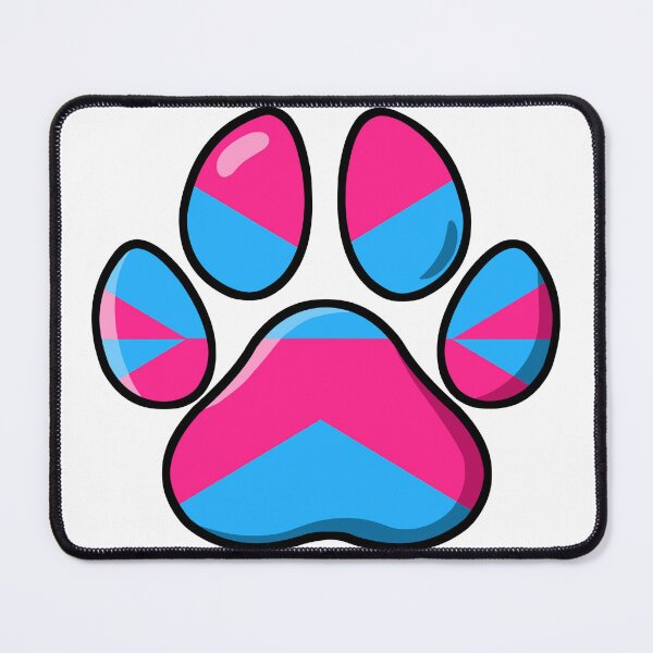 Item preview, pride - crossdresser pawprint designed and sold by Official Legacy and Dameni Fan Art.