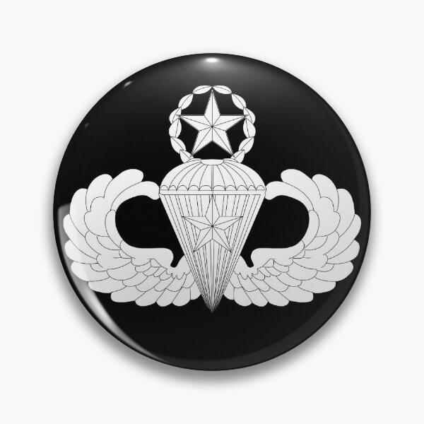 Item preview, Badge - Army - Parachutist - Master - 5 Combat Star - LA X 300 designed and sold by Military Insignia Products.