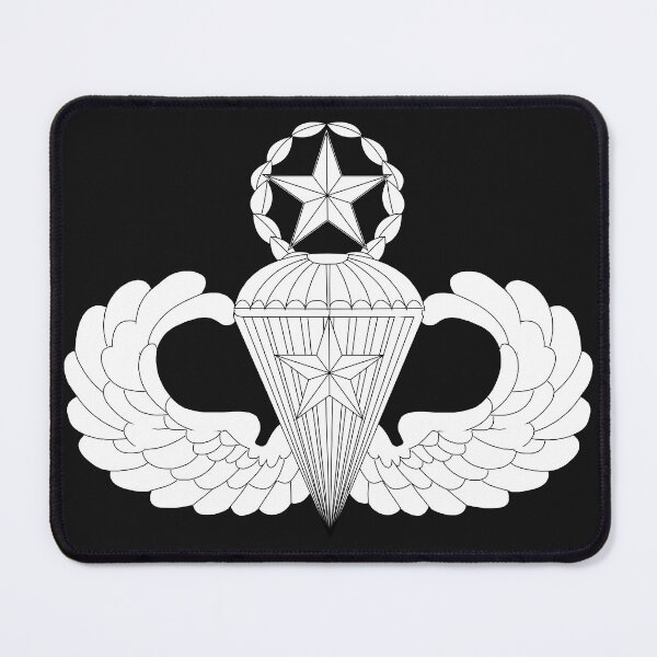Item preview, Badge - Army - Parachutist - Master - 5 Combat Star - LA X 300 designed and sold by Military Insignia Products.