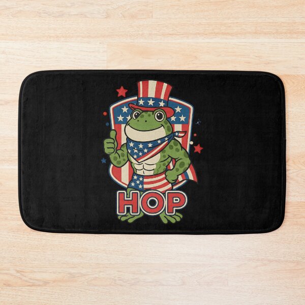 Item preview, Portland Frog Brigade Hop Patriotic Frog Funny Retro Vintage Art Design designed and sold by ArtDesignTp.