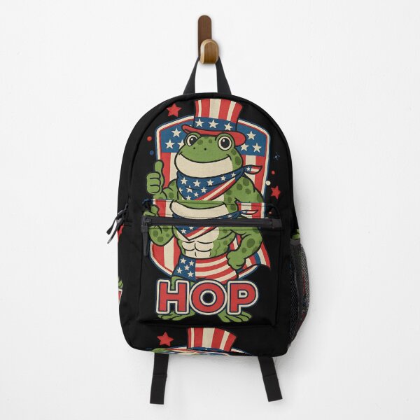 Item preview, Portland Frog Brigade Hop Patriotic Frog Funny Retro Vintage Art Design designed and sold by ArtDesignTp.