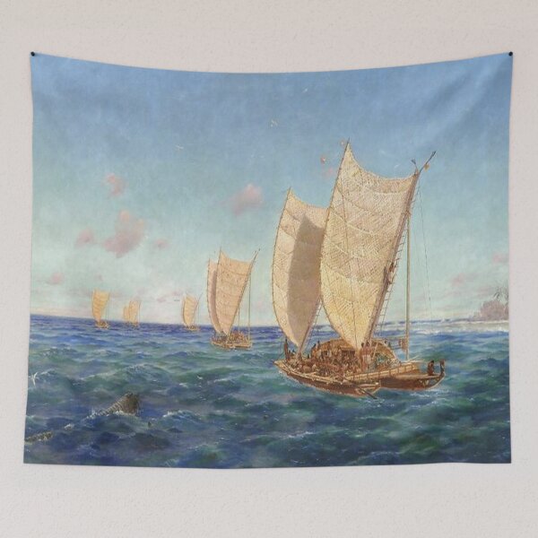 Item preview, Departure of the Six Canoes designed and sold by tomorrowsart.