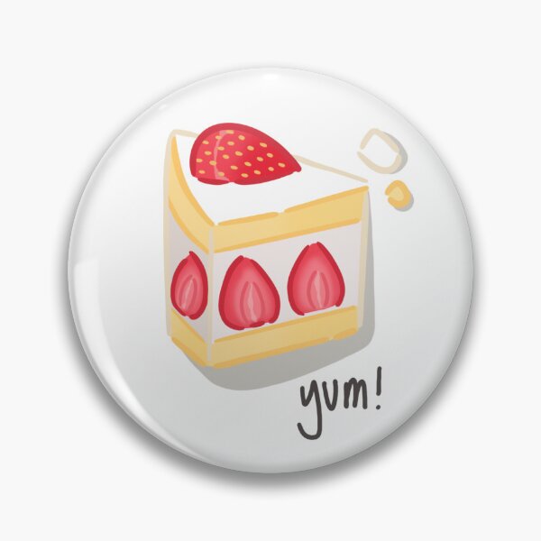 Item preview, Layered Strawberry Cream Cake Slice designed and sold by JenkDesigns.