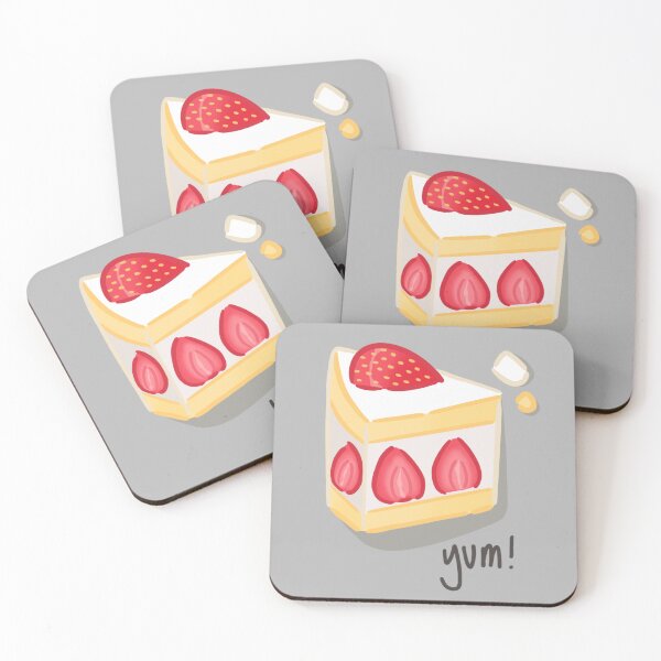 Item preview, Layered Strawberry Cream Cake Slice designed and sold by JenkDesigns.