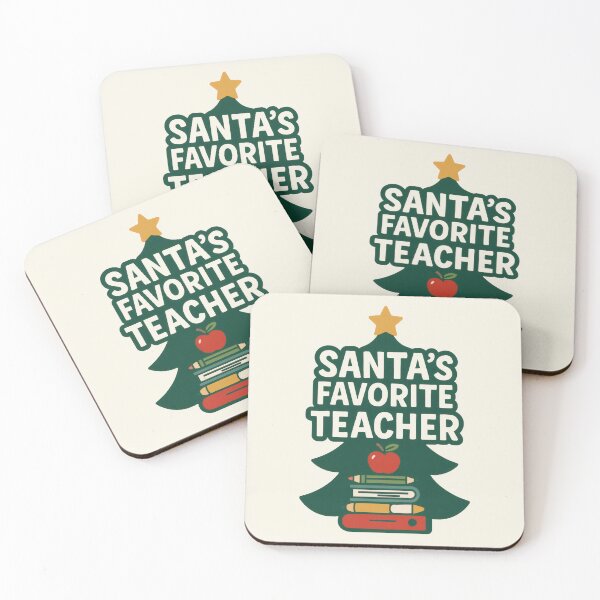 Item preview, Santa’s Favorite Teacher – Cute Christmas Gift for Teachers designed and sold by Ombrya.