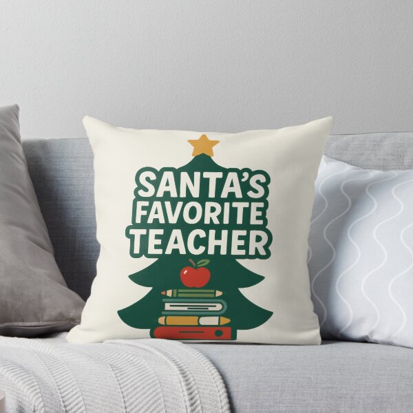 Item preview, Santa’s Favorite Teacher – Cute Christmas Gift for Teachers designed and sold by Ombrya.