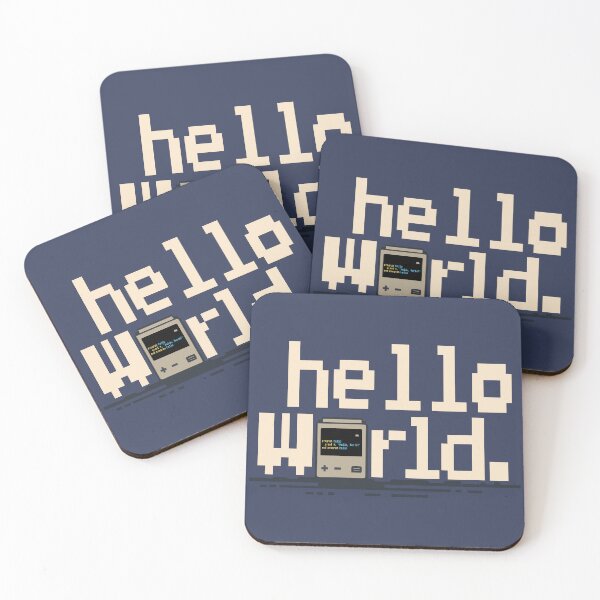 Item preview, Hello World – Beginner Coder Design designed and sold by VenDecoArt.