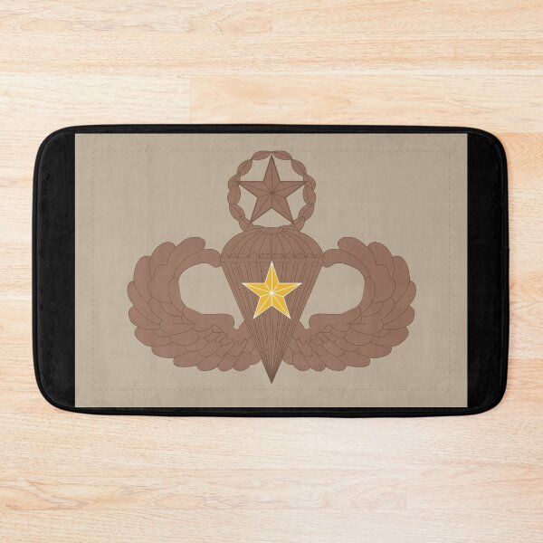 Item preview, Badge - Army - Parachutist - Master - 5 Combat Star - Subdued - Desert X 300 designed and sold by Military Insignia Products.