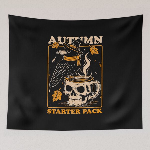 Item preview, Crow Autumn Coffee - Spooky Season Gift designed and sold by Studio Mootant.