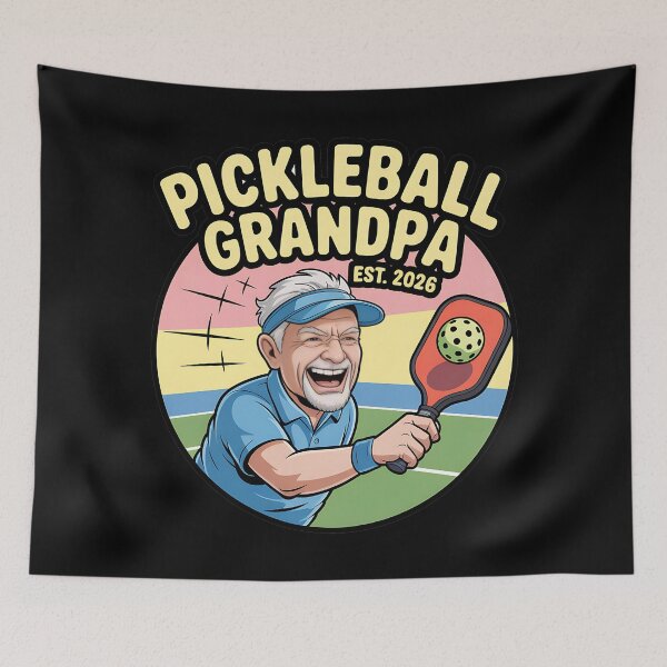 Item preview, Pickleball Rookie Grandpa Est. 2026 designed and sold by Blok45.