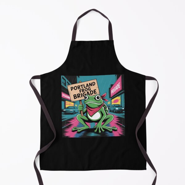 Item preview, Portland Frog Brigade – Funny Street Protest Frog designed and sold by Avenius Graphics.