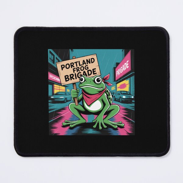 Item preview, Portland Frog Brigade – Funny Street Protest Frog designed and sold by Avenius Graphics.
