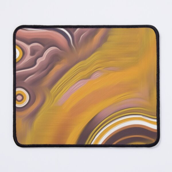 Item preview, Ochre Flow: Abstract Fluidity designed and sold by Hen-C-Art.