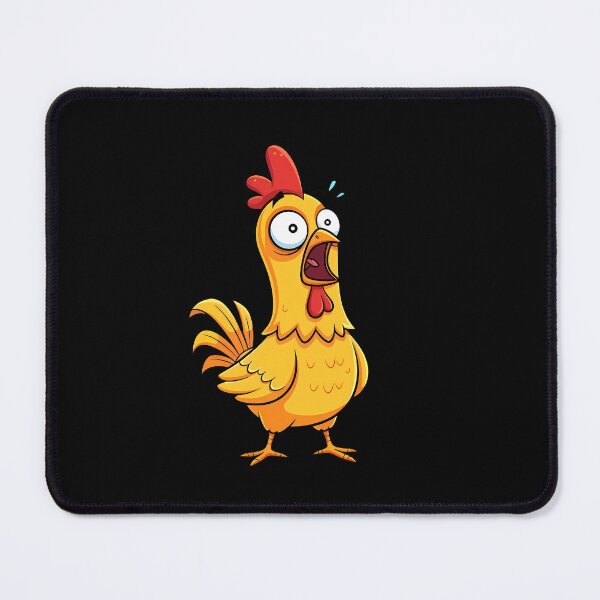 Item preview, Shocked Cartoon Chicken with Wide Eyes designed and sold by By:MarcinK.