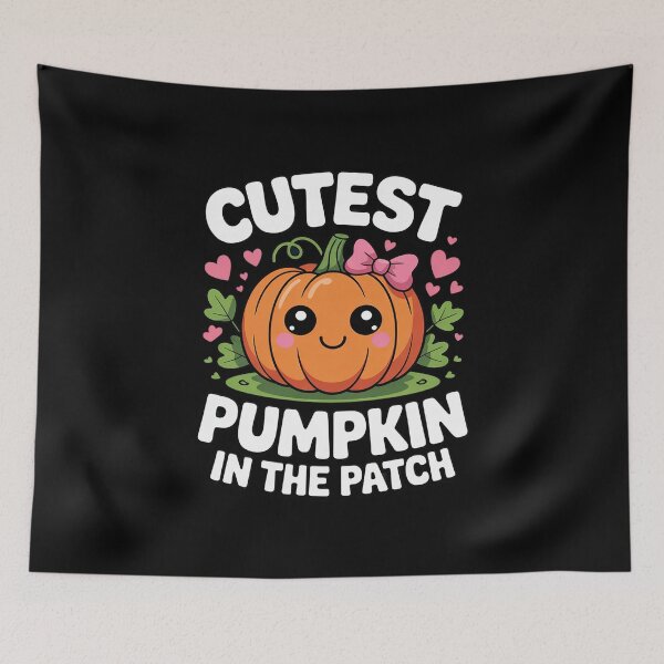 Item preview, Cutest Pumpkin In The Patch Halloween Kids Girl Pumpkin  designed and sold by THagBlue.